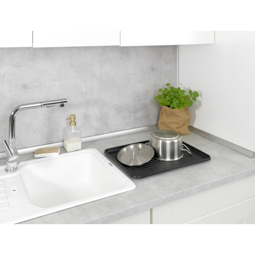 WENKO 54798100 - Odkapávač nádobí AMY 42,5x31,5 cm černá