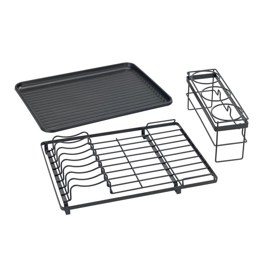 WENKO 54798100 - Odkapávač nádobí AMY 42,5x31,5 cm černá