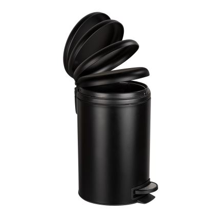 WENKO 54913100 - Odpadkový koš LEMAN 25x38 cm černá