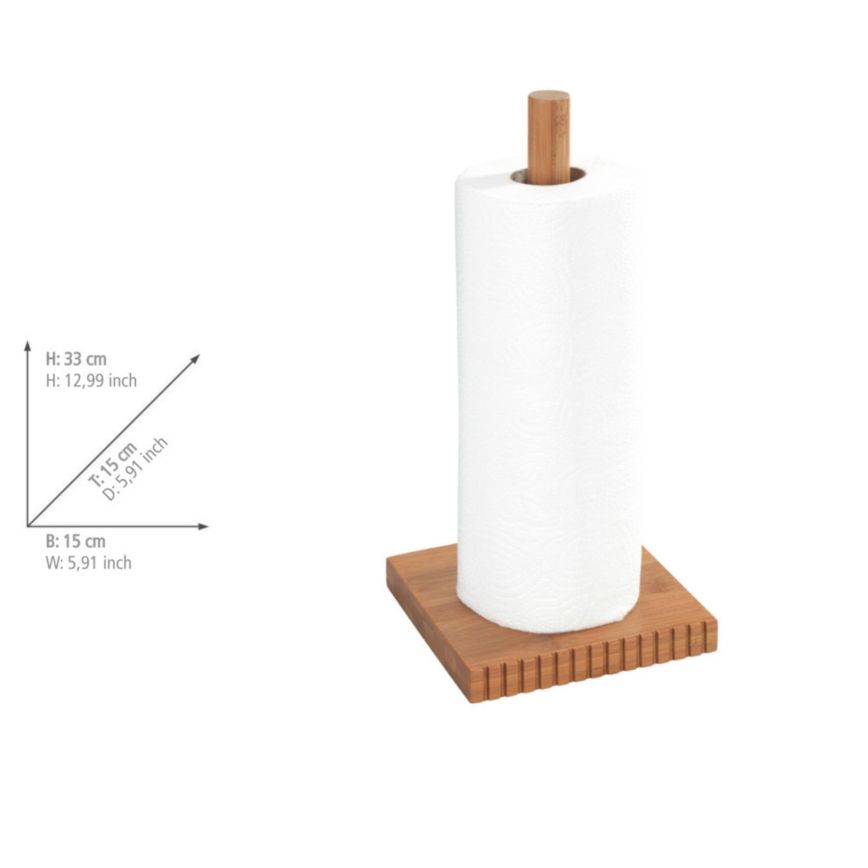 WENKO 54946100 - Držák na role MERA 15x33 cm hnědá