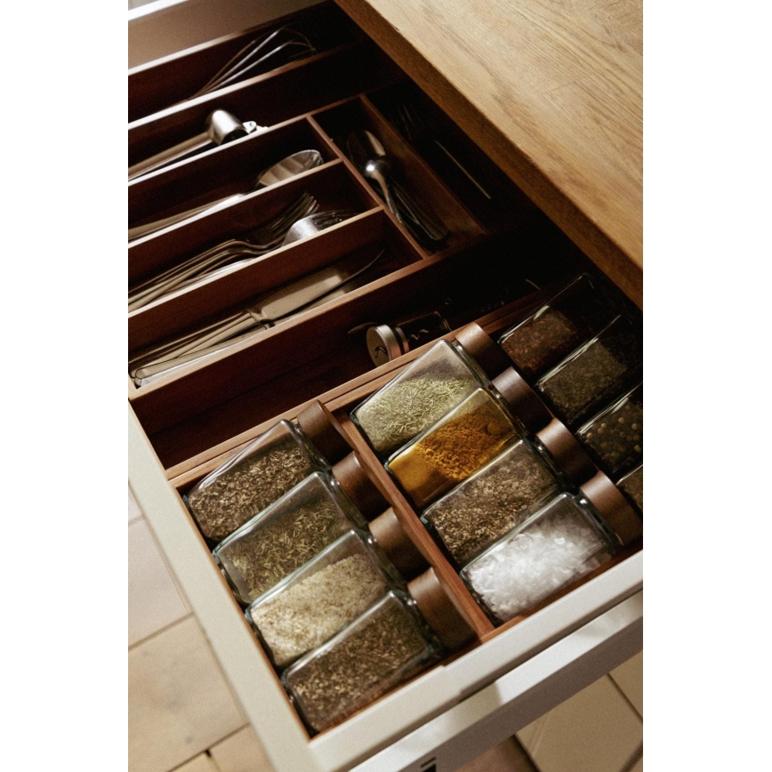 WENKO 54950100 - Kořenkový organizér ANNI 38x20 cm hnědá