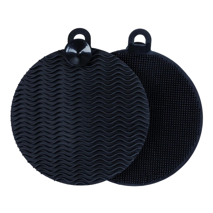 WENKO 55030100 - Houbička BLACK OUTDOOR KITCHEN 12x1,2 cm černá