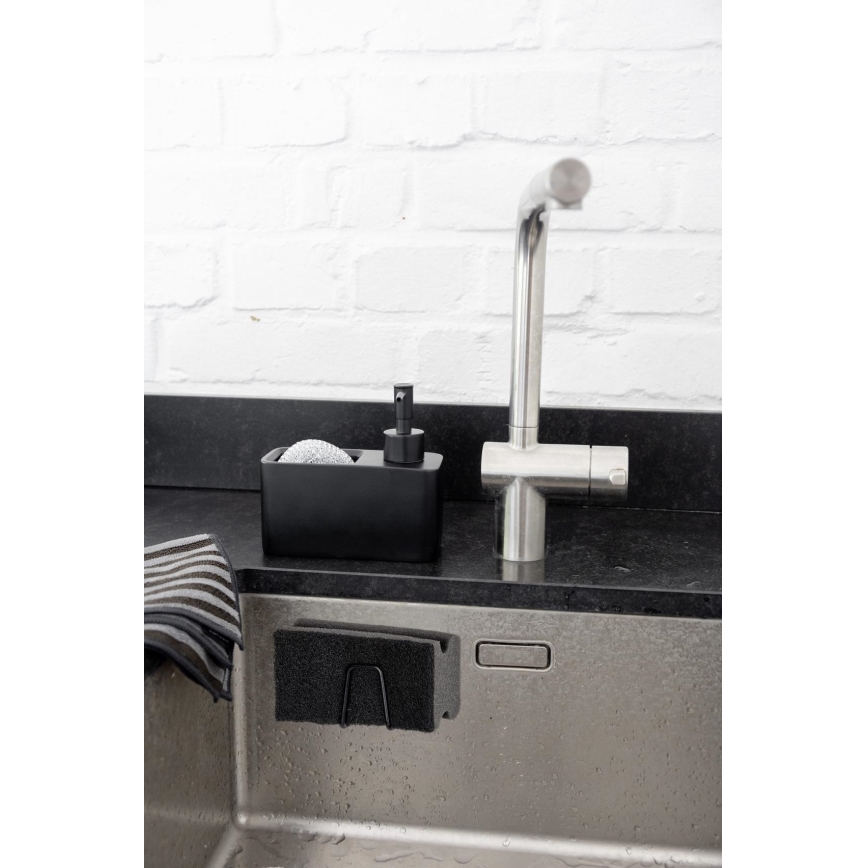 WENKO 55071100 - Držák BLACK OUTDOOR KITCHEN 5x5 cm nerez/černá