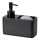 WENKO 55076100 - Dávkovač mýdla BLACK OUTDOOR KITCHEN 14,5x14,3 cm černá