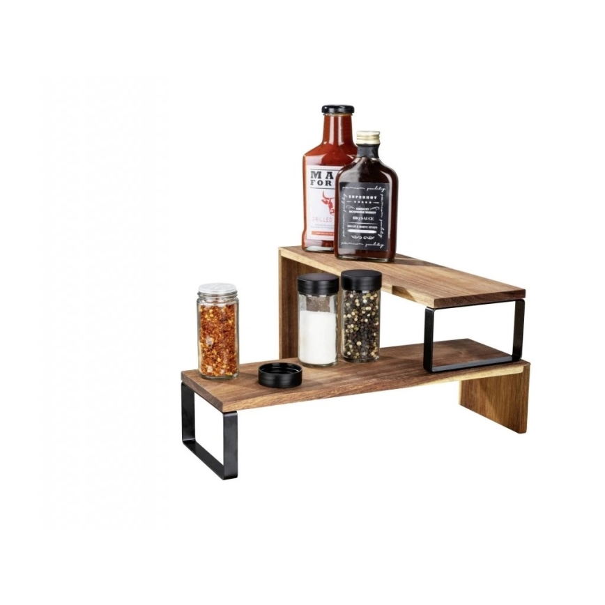 WENKO 55097100-Police BLACK OUTDOOR KITCHEN 36x16 cm hnědá/černá