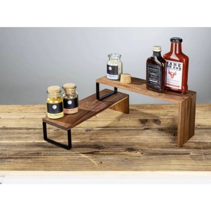 WENKO 55097100-Police BLACK OUTDOOR KITCHEN 36x16 cm hnědá/černá