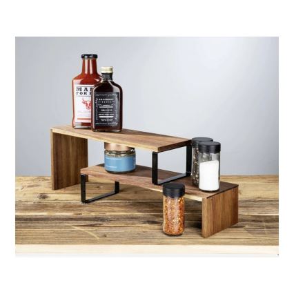 WENKO 55097100-Police BLACK OUTDOOR KITCHEN 36x16 cm hnědá/černá