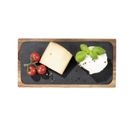 WENKO 55103100 - Prkénko BLACK OUTDOOR KITCHEN 30x15 cm hnědá/šedá