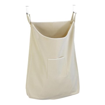 WENKO 62107100 - Koš na prádlo CANGURO 52x81 cm béžová/stříbrná