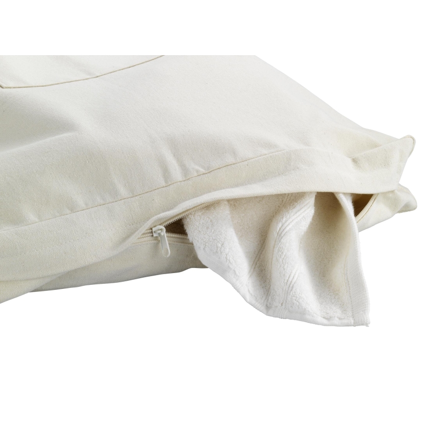 WENKO 62107100 - Koš na prádlo CANGURO 52x81 cm béžová/stříbrná