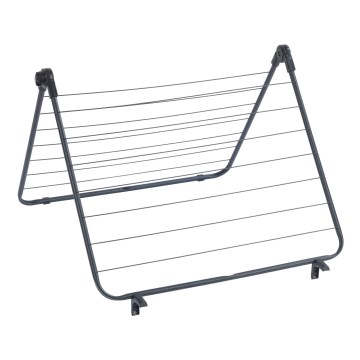 WENKO 63003100 - Sušák na prádlo CHAMPION 65x114 cm černá