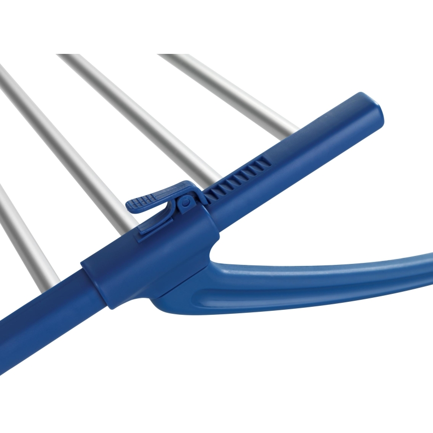 WENKO 63005800 - Sušák prádla 37,5x21 cm nerez/stříbrná/modrá