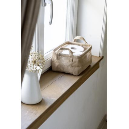 WENKO 64470100 - Koš JUNA 20x15 cm hnědá