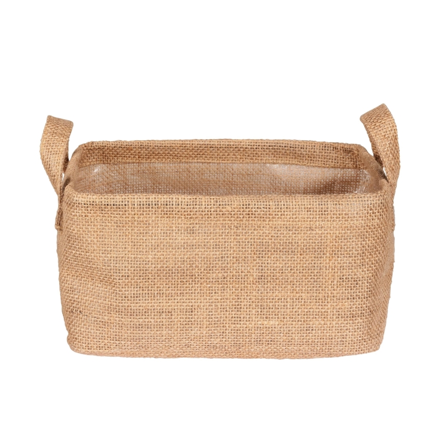 WENKO 64471100 - Koš JUNA 24x17 cm hnědá