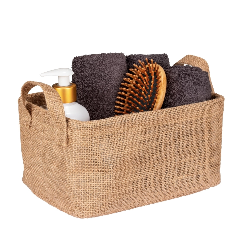 WENKO 64471100 - Koš JUNA 24x17 cm hnědá