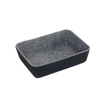 WENKO 64502100 - Organizér zásuvky FELT 28,5x20 cm šedá