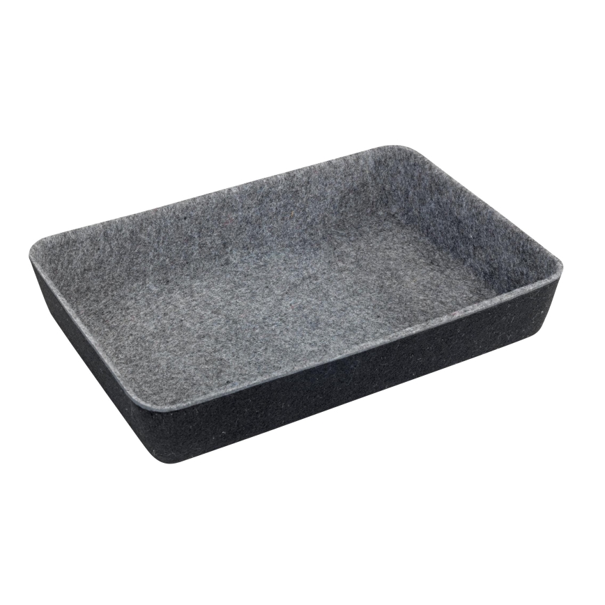 WENKO 64502100 - Organizér zásuvky FELT 28,5x20 cm šedá