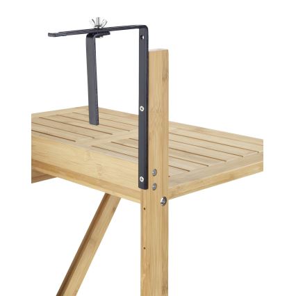 WENKO 69806800 - Stůl WAIKIKI 64x65 cm bílá/hnědá