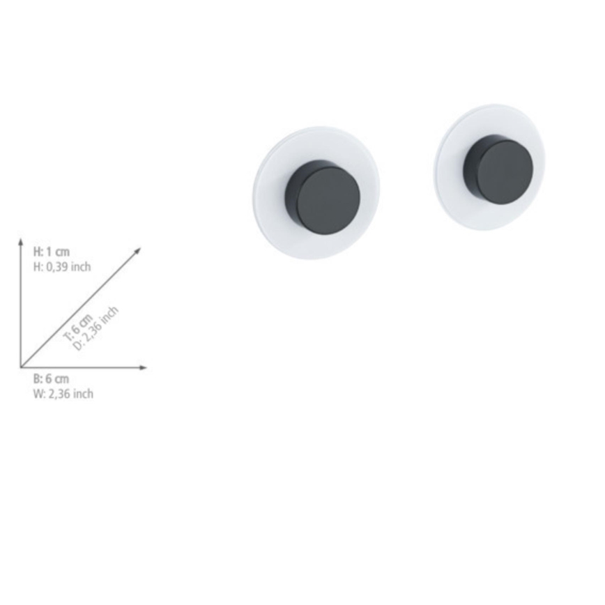 WENKO 71150800 – Adaptér JET 6x1,5 cm černá/čirá