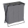 WENKO 71297800 - Koš na prádlo TRIO 69x76 cm šedá/černá
