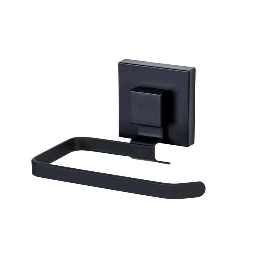 WENKO 71447800 - Držák toaletního papíru VACUUM-LOC QUADRO ED 14x11 cm černá
