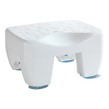 WENKO 73361100-Stolička do vany SECURA 40x31 cm bílá/čirá