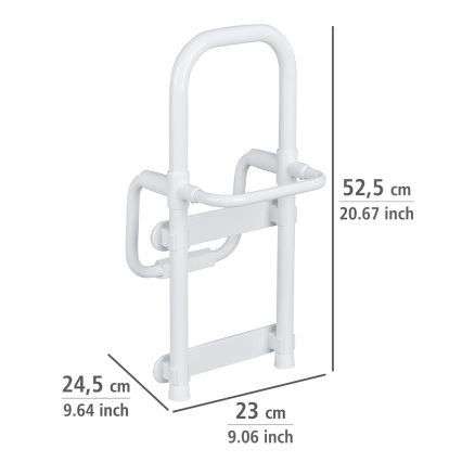 WENKO 8110100-Madlo SECURA 23x52 cm bílá