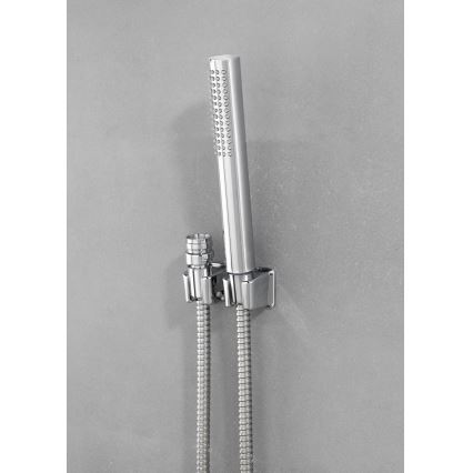 WENKO 81340100 - Sprcha DUO 170x2,7 cm lesklý chrom/stříbrná/šedá