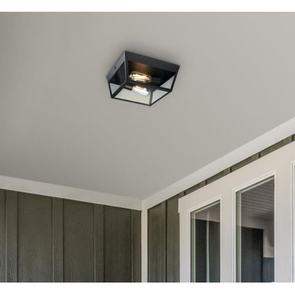 Westinghouse 61219 - Venkovní stropní svítidlo PETERSON 2xE27/40W/230V IP44