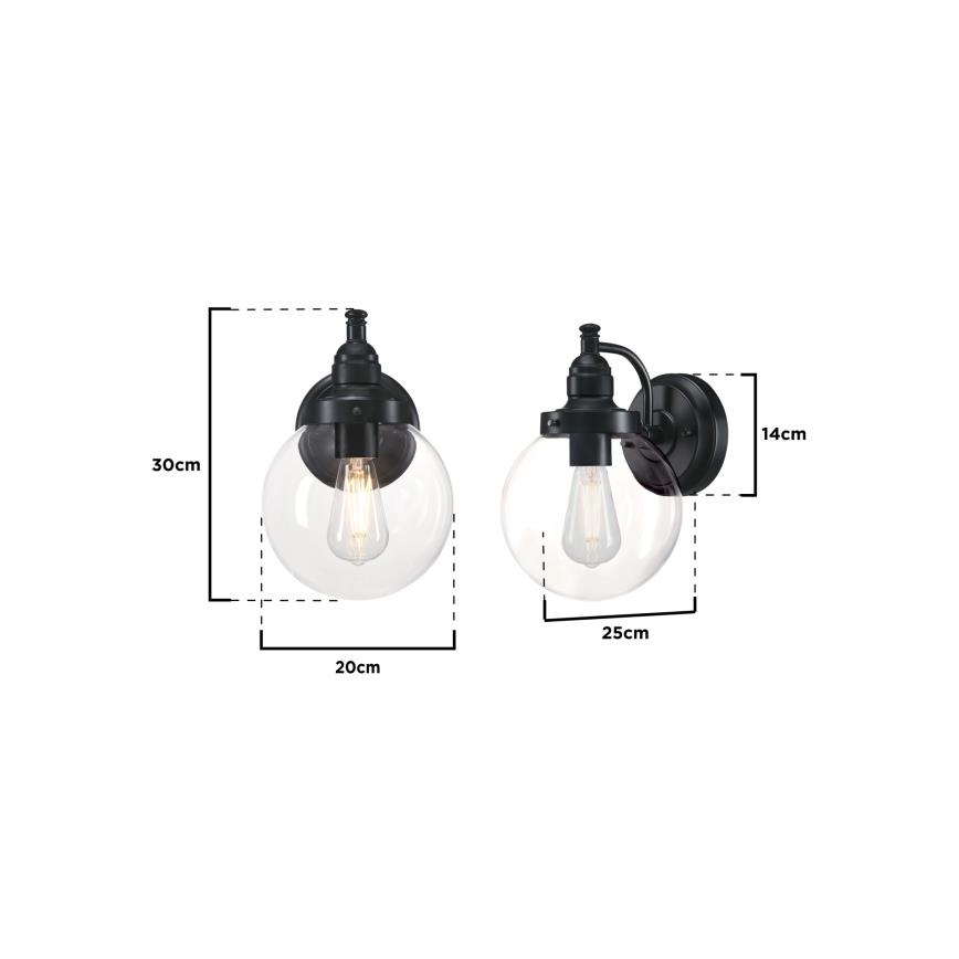 Westinghouse 61239 - Venkovní nástěnná lampa EDDYSTONE 1xE27/60W/230V IP44