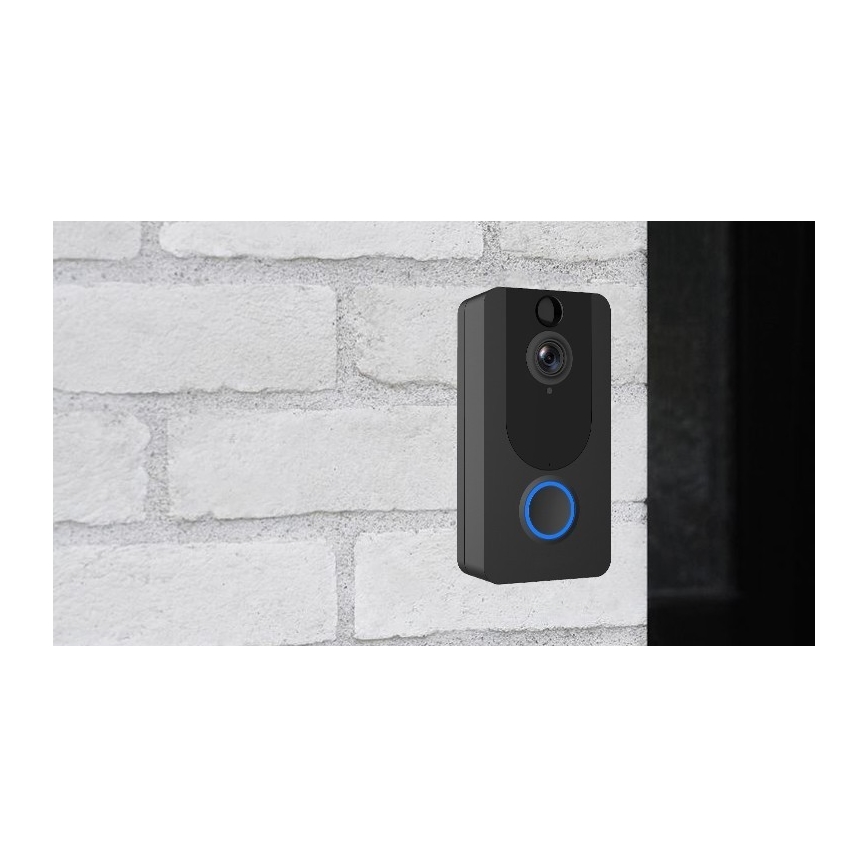 Wi-Fi bezdrátový zvonek s kamerou 1080p IP64