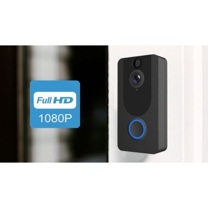 Wi-Fi bezdrátový zvonek s kamerou 1080p IP64