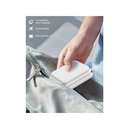 Winner Group - Bezdrátová skládací nabíječka 3v1 MAXFLEX 22,5W bílá