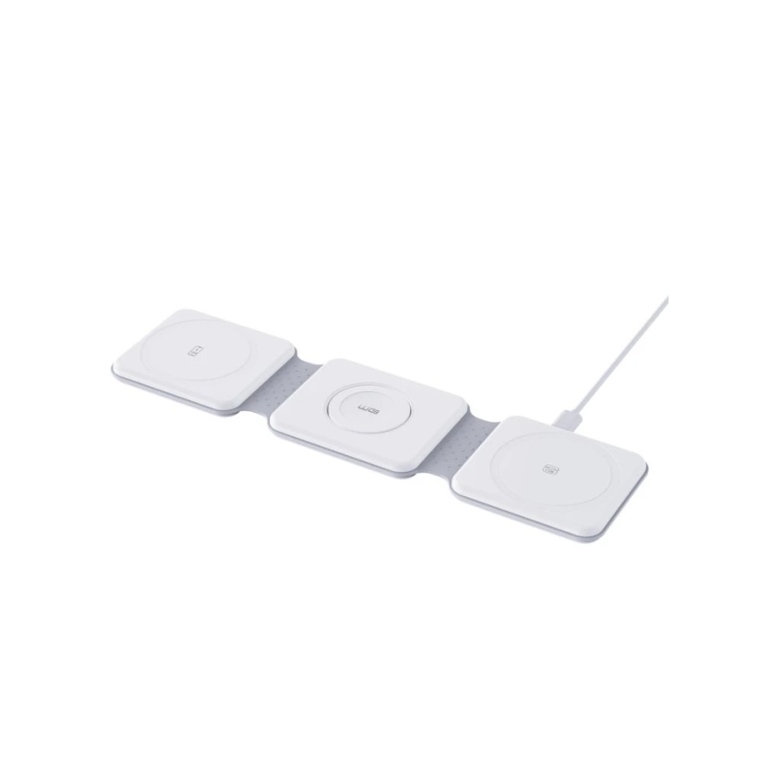 Winner Group - Bezdrátová skládací nabíječka 3v1 MAXFLEX 22,5W bílá