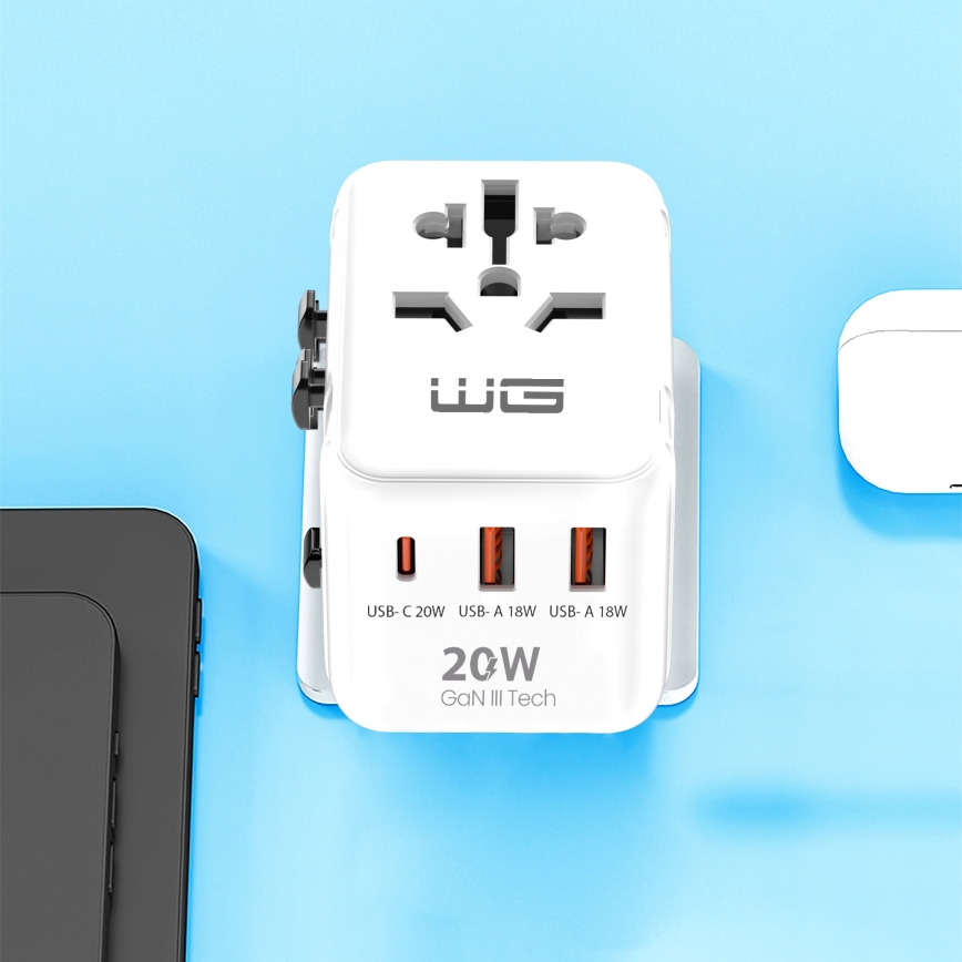 Winner Group - Cestovní rychlonabíjecí adaptér Power Delivery 20W bílá