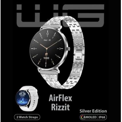 Winner Group - Chytré hodinky AirFlex3 Rizz It 200 mAh IP68 stříbrná