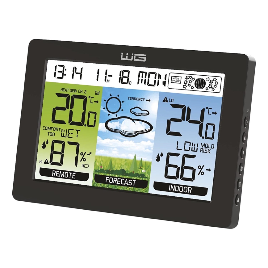 Winner Group - Meteostanice s LCD displejem a budíkem 5xAAA