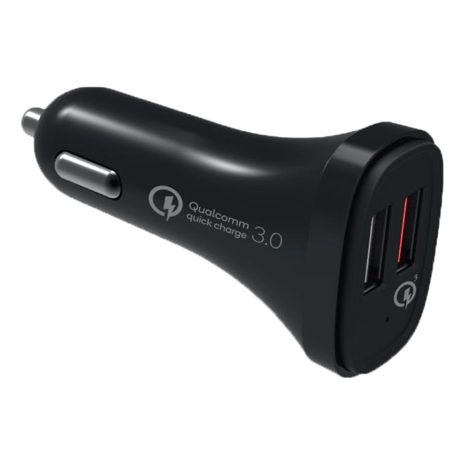 Winner Group - Nabíječka do auta 2xUSB-A Power Delivery 30W černá