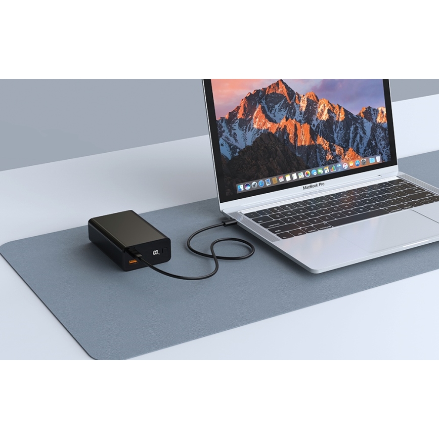 Winner Group - Power Bank s displejem 20000 mAh 20W Power Delivery černá