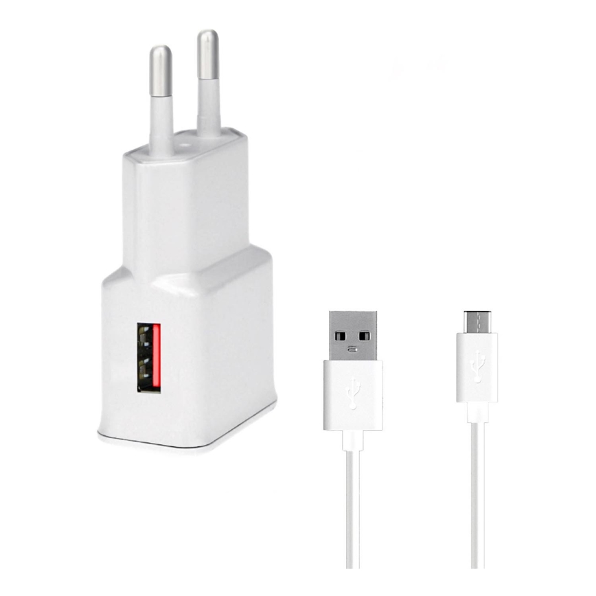 Winner Group- Rychlonabíjecí adaptér 1xUSB-A PD 18W + USB kabel USB-C / USB-A 1m