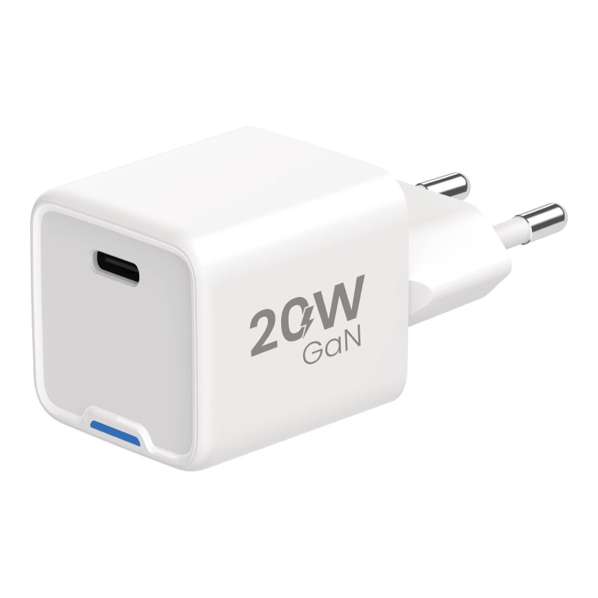 Winner Group - Rychlonabíjecí adaptér 1xUSB-C Power Delivery 20W bílá