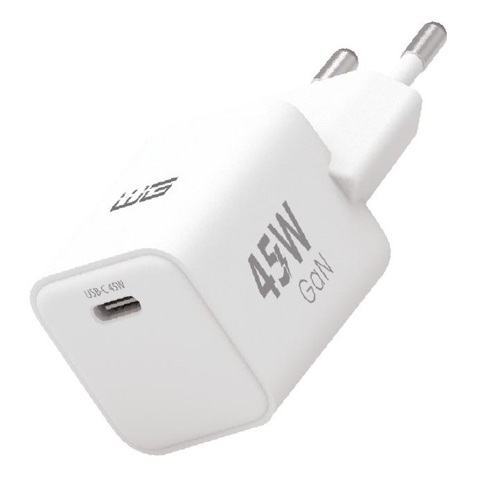 Winner Group - Rychlonabíjecí adaptér 1xUSB-C Power Delivery 45W bílá