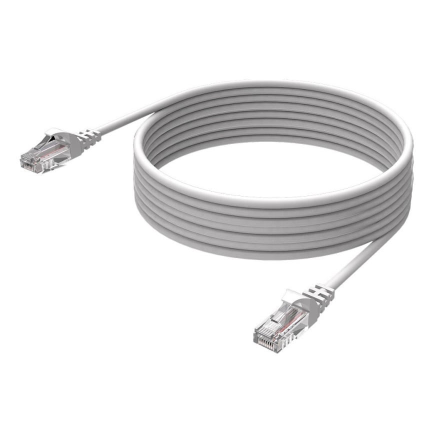 Winner Group - Síťový ethernetový kabel RJ45 / RJ45 CAT-6 5m bílá