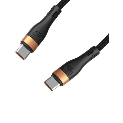 Winner Group -USB kabel 3v1 USB-C / Lightning, USB-C a Micro USB 100W 1,5m černá