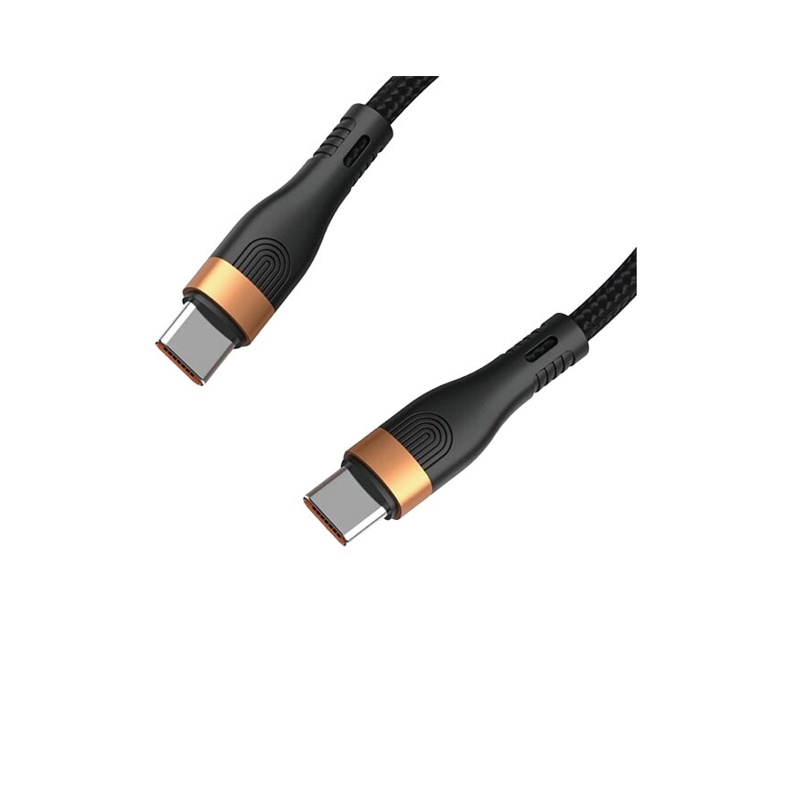 Winner Group -USB kabel 3v1 USB-C / Lightning, USB-C a Micro USB 100W 1,5m černá
