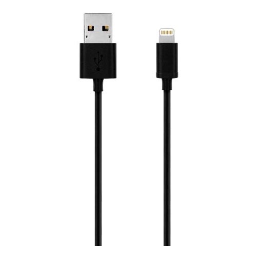 Winner Group - USB kabel MFI Lightning / USB-A 2m černá