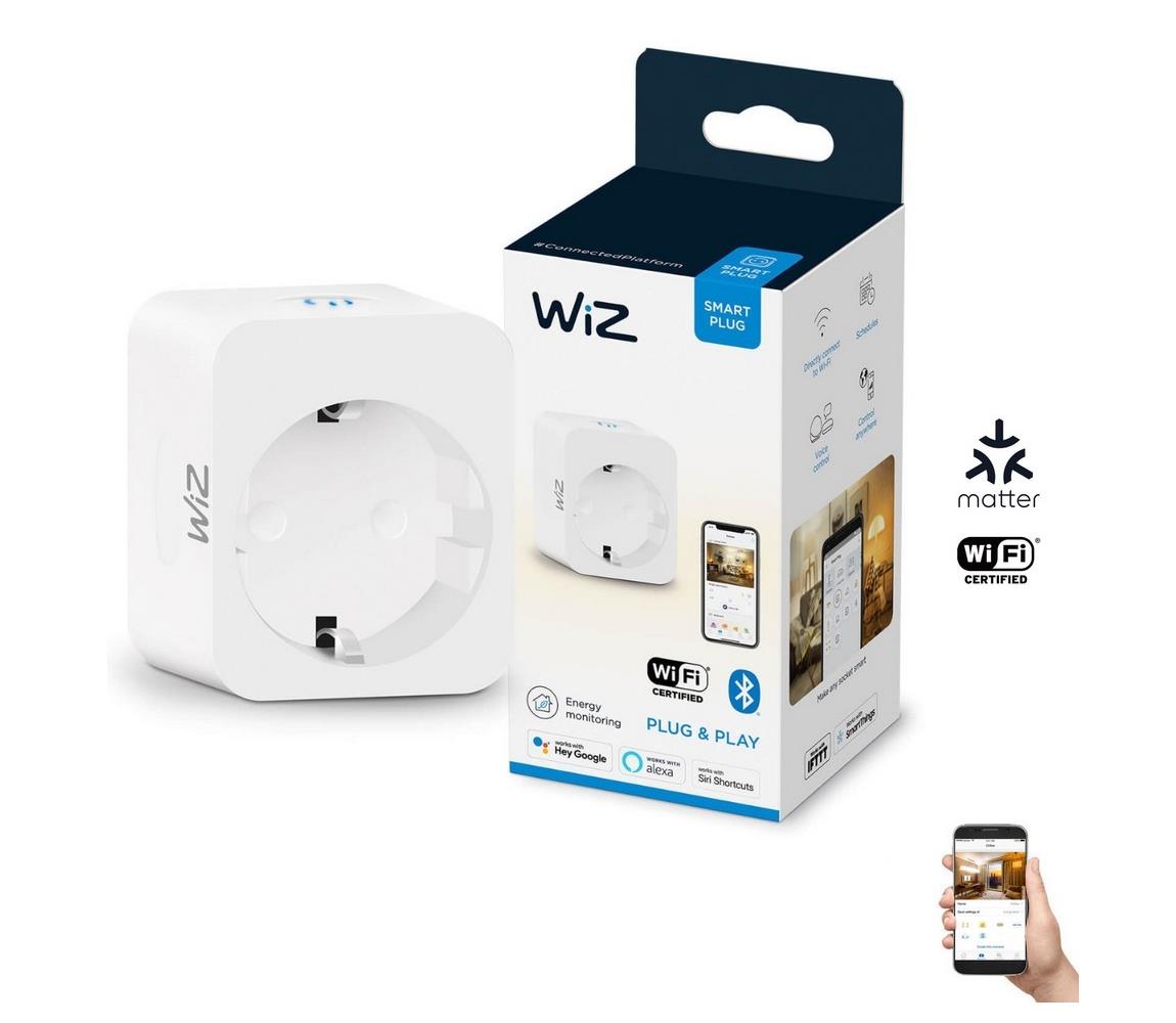 WiZ WiZ - Chytrá zásuvka F 2300W + powermetr Wi-Fi WI0054