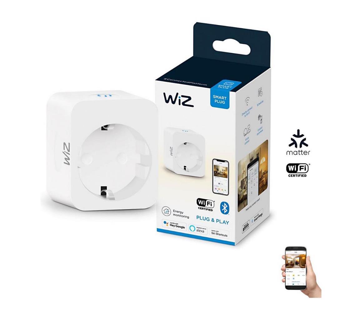 WiZ WiZ - Chytrá zásuvka F 2300W + powermetr Wi-Fi WI0054
