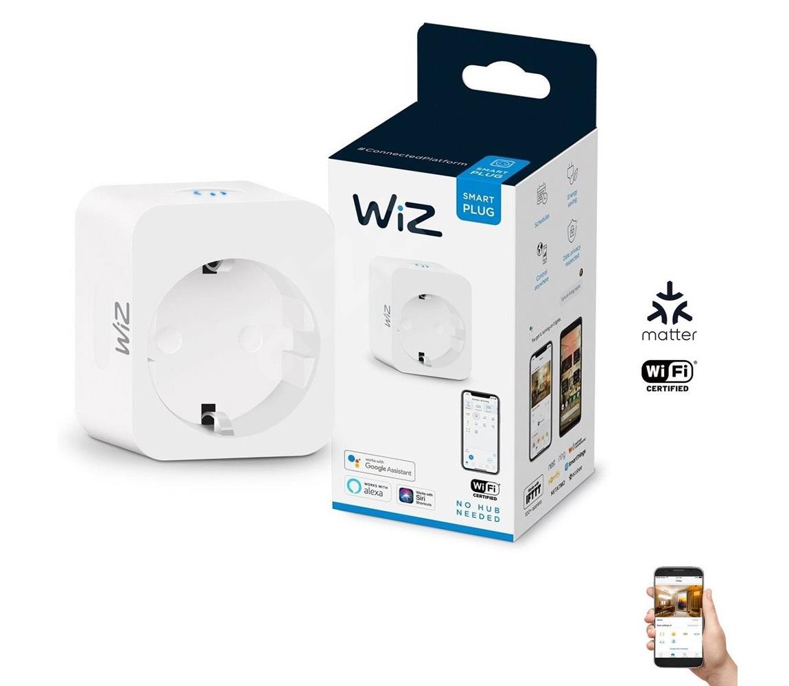 WiZ WiZ - Chytrá zásuvka F 2300W Wi-Fi WI0052