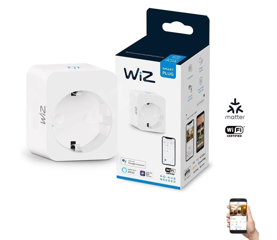 WiZ WiZ - Chytrá zásuvka F 2300W Wi-Fi WI0052